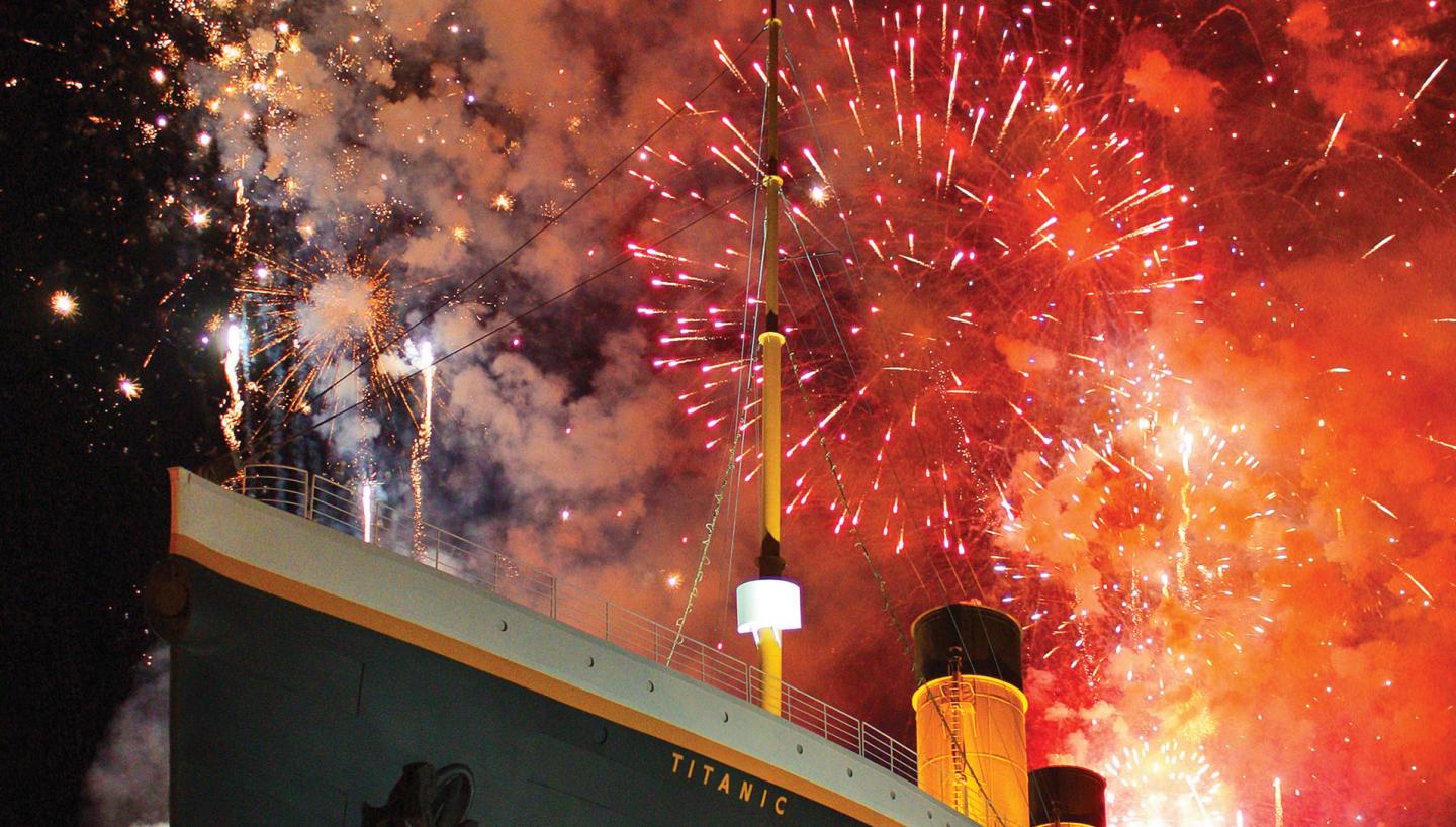 Titanic Firework Show blog image #1